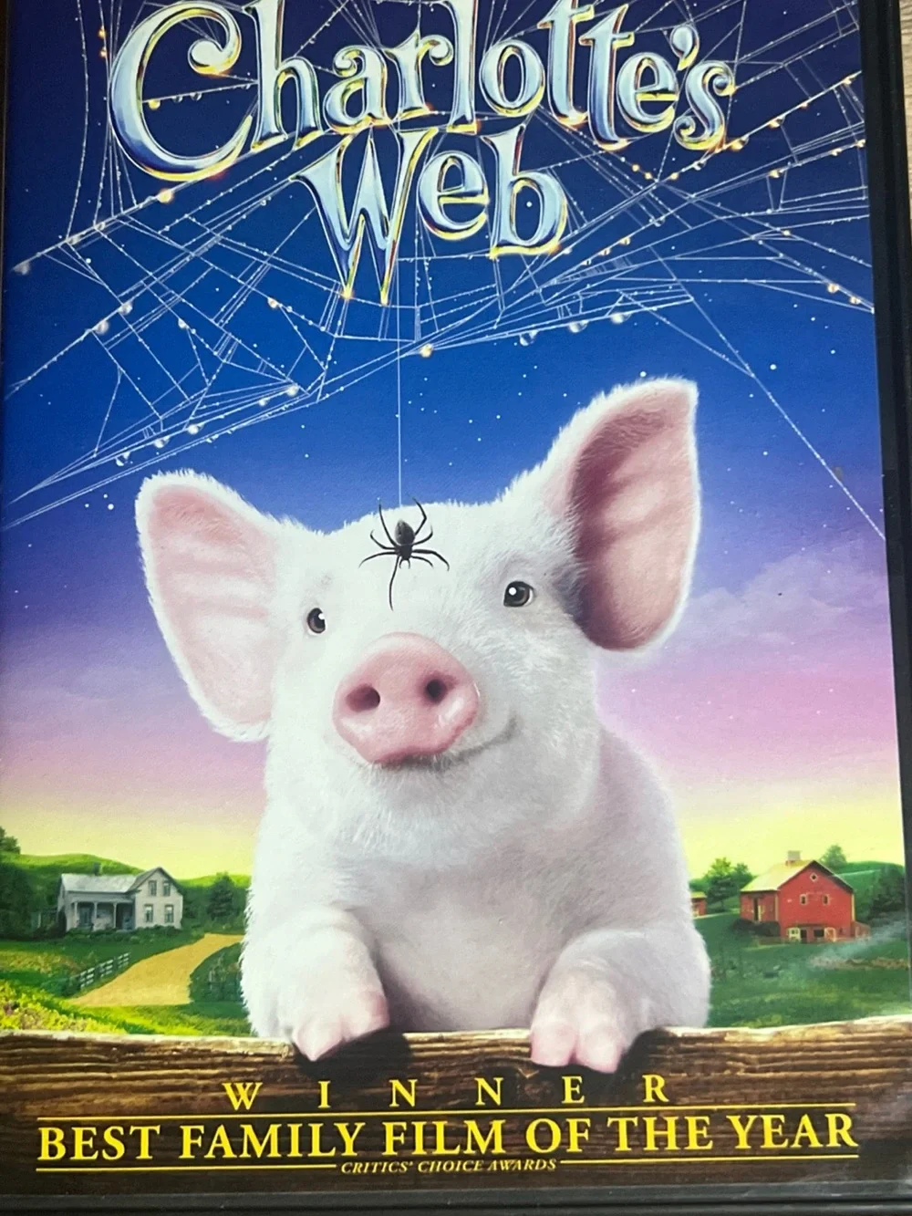 Charlotte's Web White Pig Family Film DVD